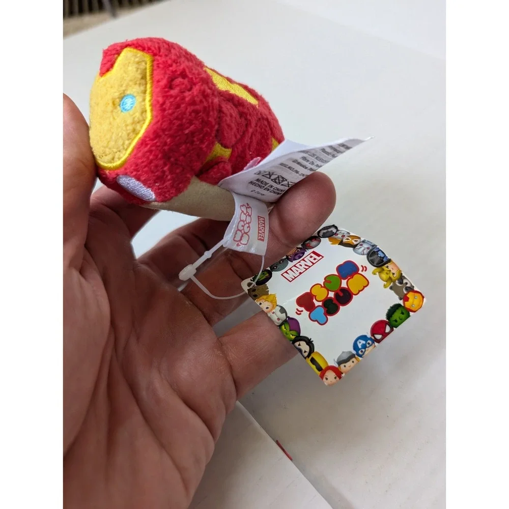 Disney Marvel Tsum Tsum Plush Lot of 7 Captain Marvel America Iron Man Rocket +